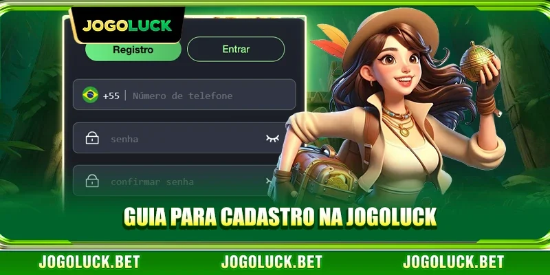 Guia para Cadastro na JOGOLUCK