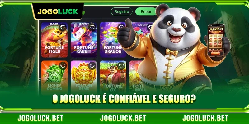 O JOGOLUCK é confiável e seguro?