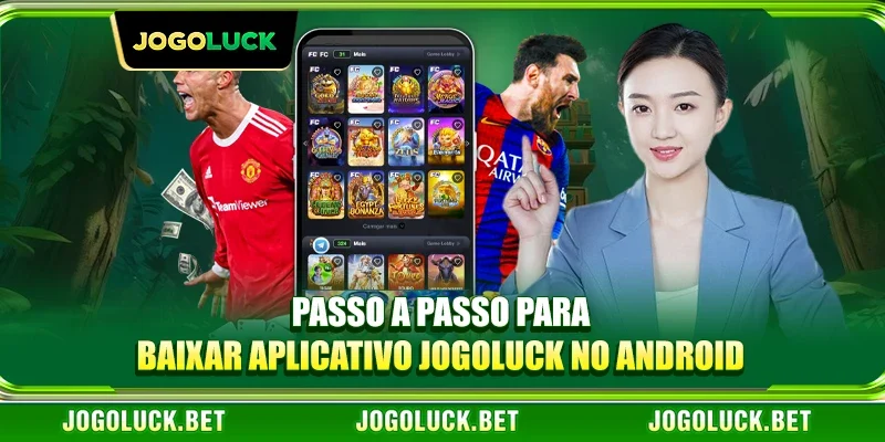 Passo a Passo para Baixar Aplicativo JOGOLUCK no Android